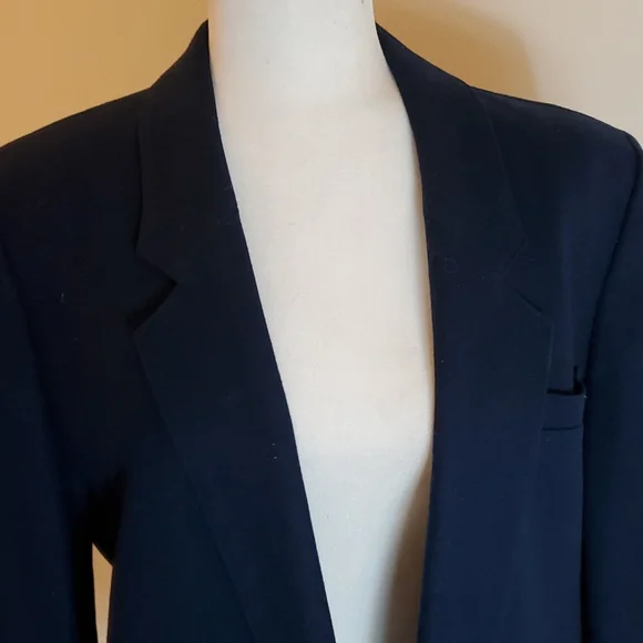 Pendleton navy blue suiting jacket size 10 - Picture 2 of 8